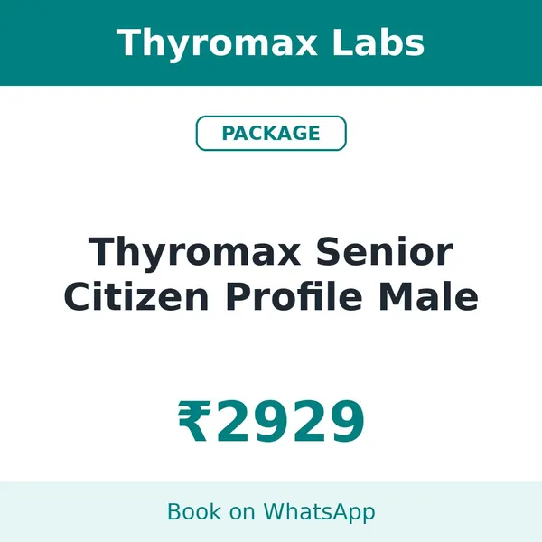 Thyromax Senior Citizen Profile Male – ₹2929 at Thyromax Labs