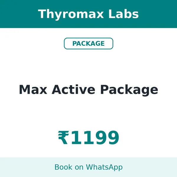 Max Active Package – ₹1199 at Thyromax Labs