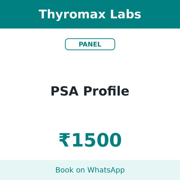 PSA Profile – ₹1500 at Thyromax Labs