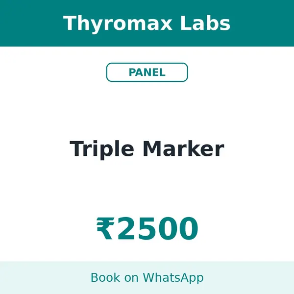Triple Marker – ₹2500 at Thyromax Labs
