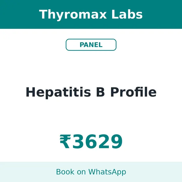 Hepatitis B Profile – ₹3629 at Thyromax Labs