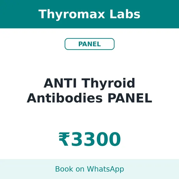 ANTI Thyroid Antibodies PANEL – ₹3300 at Thyromax Labs
