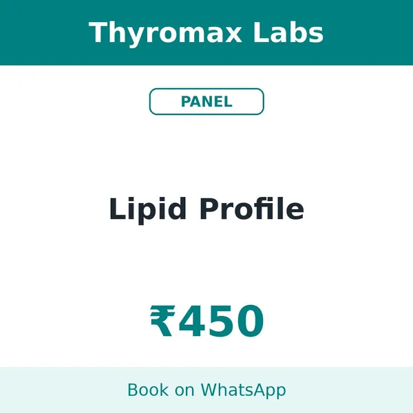 Lipid Profile – ₹450 at Thyromax Labs