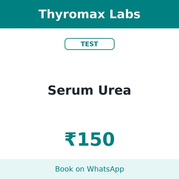 Serum Urea – ₹150 at Thyromax Labs